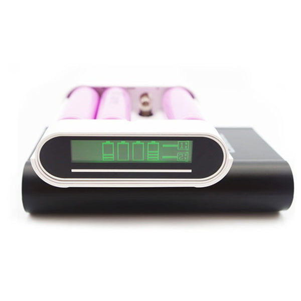 TOMO Smart LCD Screen 18650 Li-ion Battery  Charger &Power Bank