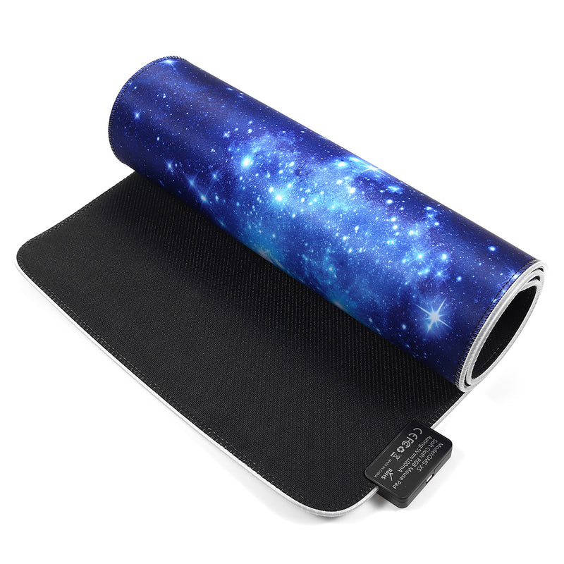 800*400*3mm USB Wired LED Bakclit Starry Sky Large Mouse Pad Desktop Pad Mat