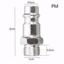 6pcs 1/4 Inch BSP FT011 Air Line Hose Compressor Fitting Connector Quick Release Male Coupler
