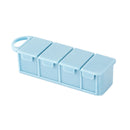 IPRee PP Travel Portable Pill Case 4-Slots Pill Box Tablet Storage Organizer Container Case