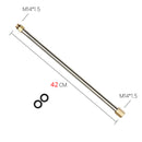42cm High Pressure Washer Gutter Rod Cleaner Attachment For Lance Wand 1/4 Inch Quick Connect