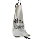 Honana Brief Style Aprons Unisex Men Women Kitchen Aprons Printed Fashion Commercial Restaurant Home