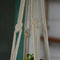 4 Legs Handmade Crude Cotton Flower Pot Decorations Hanging Basket Plant Hanger Rope with Iron Coils