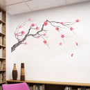 Miico FX64045 Plum Flower Wall Sticker Home Decorative Sticker DIY Sticker Living Room And Bedroom Decoration
