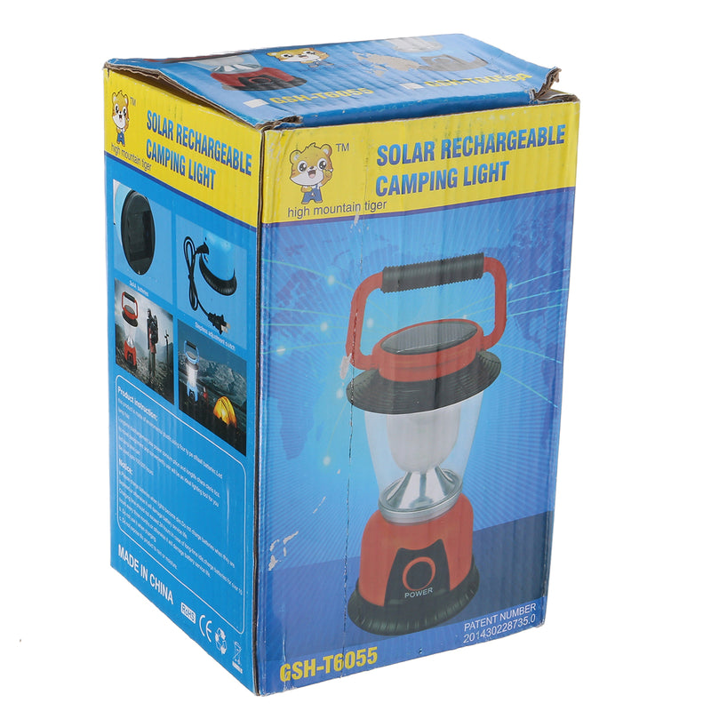 Portable 110-250V Solar LED Light USB Rechargeable Outdoor Camping Light Hiking Lantern