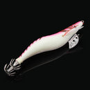 13.5cm Luminous Fish Hook Fluorescent Wooden Shrimp Squid Cuttlefish Octopus False Bait