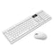FD IK1600 2.4GHz Wireless Keyboard & Mouse Combo Set 104 Keys Silent Keyboard 1600DPI Mouse with USB Receiver for Computer Laptop PC