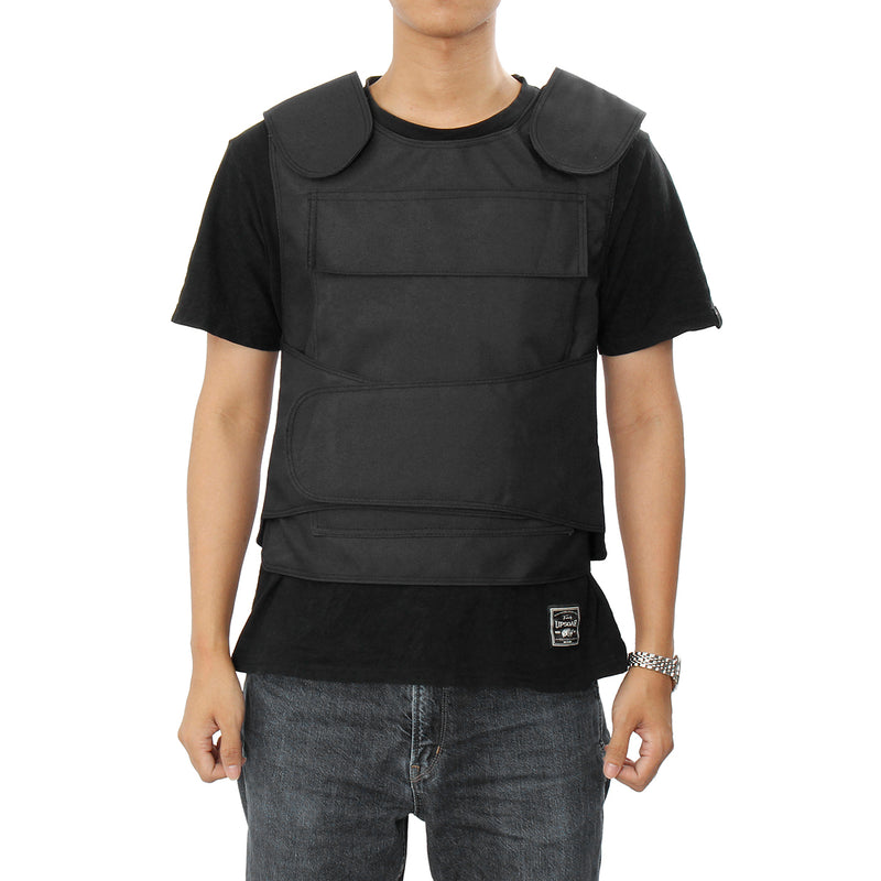 Unisex Tactical Tank Tops 4 Protective Plates Security Carrier Training Military Jacket