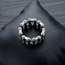 Personality Bicycle Chain Ring Motorcycle Chain Titanium  Steel  Ring