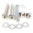 2pcs Luggage Suitcase Replacement Wheels Axles Deluxe Repair OD 70mm