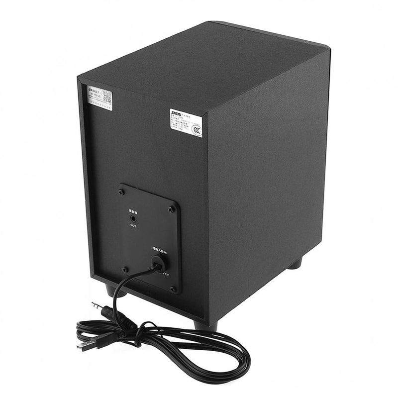 SADA Q1 Combination Wooden Subwoofer Speaker Wireless 3 Channel bluetooth 2.1 Column Computer Speaker with TF USB Support TF Card