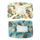 Printed Stool Set Elastic Stool Cover Detachable Rectangular Ankle Cover