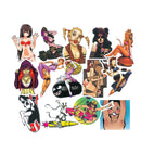 48pcs Beauty Graffiti Stickers European and American Style Car Stickers Trolley Luggage Cool Sticker