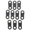 10Pcs Buckles Hook Black For Paracord Bracelets Plastic Clasp Side Release