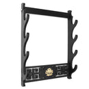 1-4 Tiers Katana Wakizashi Dragon Design Holder Wall Mount Bracket Rack Tool Display Hanger
