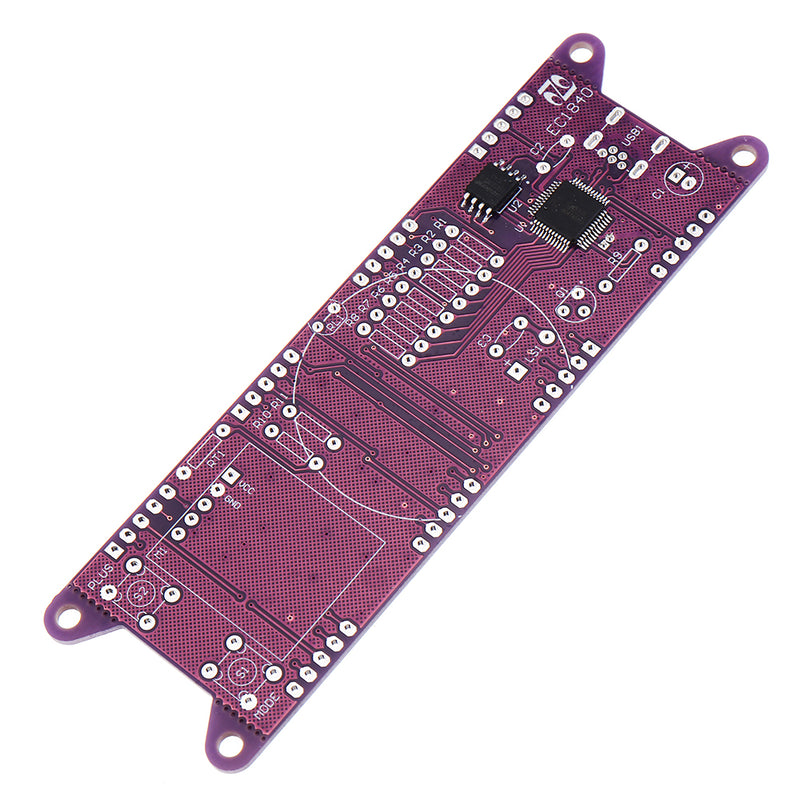 Geekcreit EC1840 DS3231 Red/Green/Blue/White DIY Light Control Broadcasting Time Music Electronic Clock Kit Without Housing