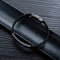 Titanium Steel Men's Woven Leather Bracelet