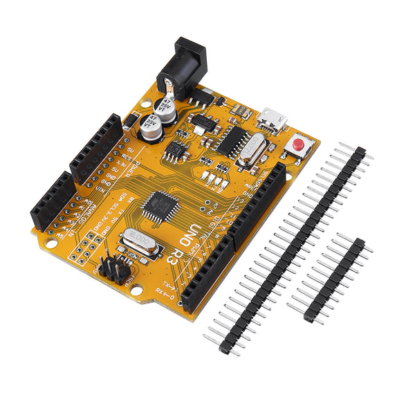 5pcs ATmega328P UNO R3 Development Board Improved Version Enhanced SCM Yellow Module For