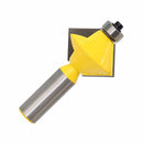 2pcs 1/2 Inch Shank 90 Degree Mortise and Tenon Router Bit for Woodworking