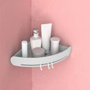 Multi-functions Corner Drain Shelf Bathroom Kitchen Organizer Rack Cream Holder Storage