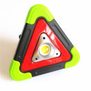 COB + LED 4Modes USB Rechargeable Solar Power Triangle Warming Light Flashlight Work Light