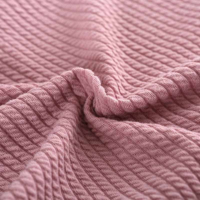 Honana WX-880 Elegant Knit Jacquard Stretch Dining Room Chair Slipcovers Chair Protector Cover Home