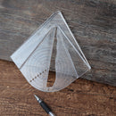 Plastic Center Finder Measurement Layout Tools Woodworking Tools For Square Round And Sexangle
