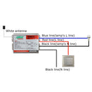 AC180-245V JG-2S One Channel 433Mhz Wireless Remote Control Light Switch for Incandescent Lamp LED Light