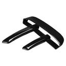 Front Bumper Grille Grill Air Vent Cover Glossy Black ABS For Land Rover L462 Discovery 5 2017-2018