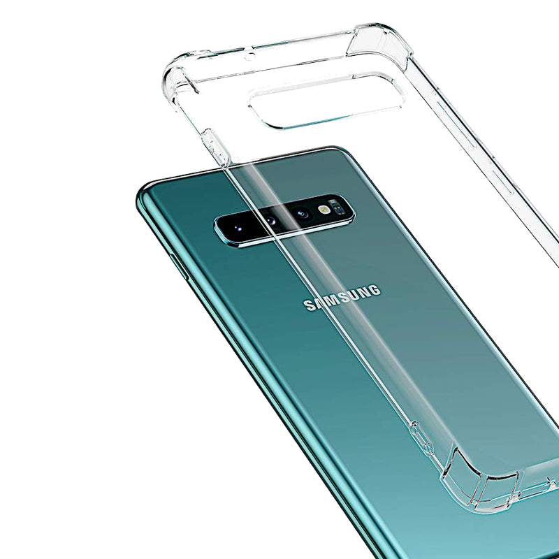 Bakeey Air Cushion Corner Protective Case For Samsung Galaxy S10 Plus 6.4 Inch Clear Soft TPU Back Cover