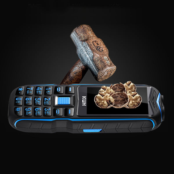 KUH T3 2.4'' 4000mAh Dual Flashlight bluetooth Power Bank Dual Sim Card Rugged Feature Phone