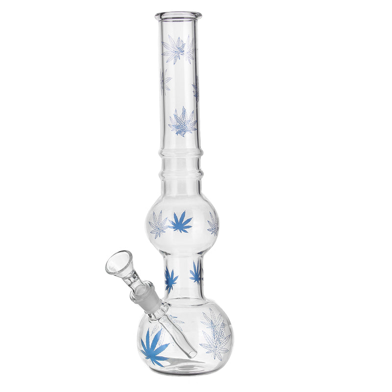 Transparent Pipe Maple Leaf Detachable Glass Pipe Bottle Glassware Full Flavor Eliminate Unwanted Odors