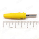 Amass 5 Colors 4mm Cross Nickel Plated Copper Banana Plug With PVC Rubber Sheath