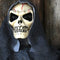 New Halloween Party Decoration Sound Control Creepy Scary Animated Skeleton Hanging Ghost