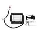 4 Inch LED Work Light Bar Flood Beam Driving Fog Lamp 54W 5400LM for Jeep Offroad Truck SUV