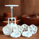 50g 6 Patterns Moon Cake Mold Round Flower Mould Baking Tool Mid Autumn Festival DIY Decoration