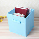 Foldable Fabric Storage Bin Collapsible Cube Box Home Office Clothes Organizer Desktop Organizer