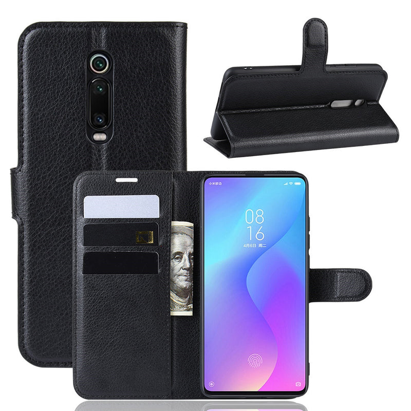 Bakeey Litchi Pattern Shockproof Flip with Card Slot Magnetic PU Leather Full Body Protective Case for Xiaomi Mi 9T / Xiaomi Mi 9T pro / Xiaomi Redmi K20 / Redmi K20 PRO