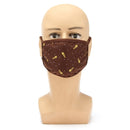 Motorcycle Winter Thick Cotton Dustproof Face Mask With Fish Bone Pattern Masks