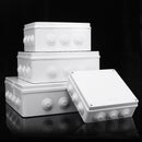 Dustproof Waterproof IP65 Junction Box Universal Electrical Enclosure Cable Case Junction Case Electrical Project Enclosure White