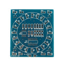 20pcs DIY SMD Component Soldering Practice Board Mini PCB Rotating LED Flash Kit