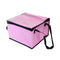 8 Inch Non-woven Fresh keeping Tote Bag with Zipper Cake Picnic Lunch Bag Reusable Grocery Bag