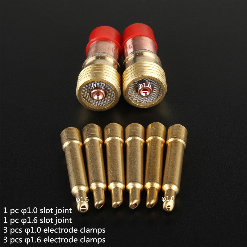 36Pcs TIG Welding Accessories Torch Stubby Gas Slot Glass Cup for WP-17/18/26