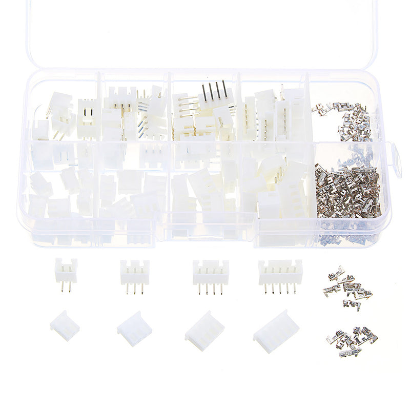 750pcs 2/3/4/5Pin JST-XH 2.54mm Dupont Connector Male/Female Wire Cable Jumper Pin Header Housing Connector Terminal Kit