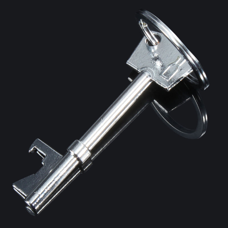 Key Shaped Bottle Opener Ring Keyring Chain Keychain Metal Beer Bar Tool