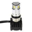 3 LED 3500LM 6000k Motorcycle Bike Car H4 COB HI/Lo Beam Headlight Lamp Bulb Kit