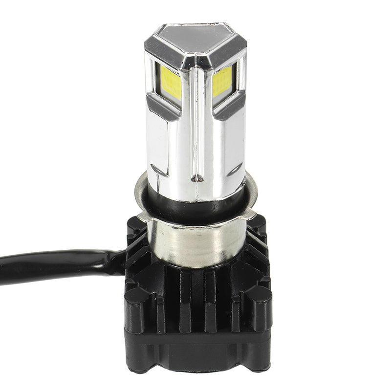 3 LED 3500LM 6000k Motorcycle Bike Car H4 COB HI/Lo Beam Headlight Lamp Bulb Kit