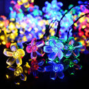 Solar Blossom Flower Fairy String Light 23FT 50LED Home Garden Wedding Decor
