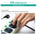 CXG C60W Digital Electric Soldering Iron LCD Backlight Adjustable Temperature with Power Swtich
