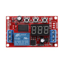 BESTEP 24V Relay Module Digital Display Delay Board High and Low Trigger Adjustable Cycle